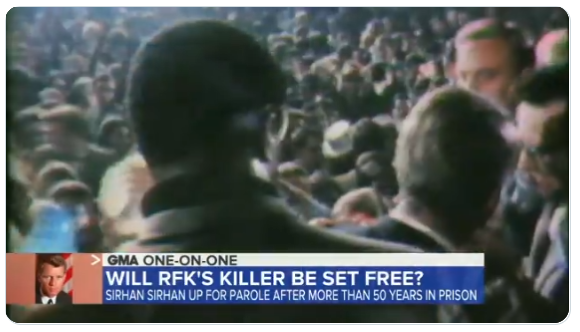 Will RFK’s killer be set free? 